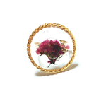 ピンクの花束リング
