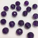 アメジスト カット 10個 6mm 天然石 粒売り