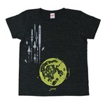 月基地からロケットＴシャツヘザーブラック　レディース