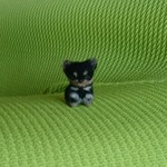 チワワ ブラックタン＆ホワイト パピー羊毛フェルト