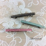 スタッド付きリボンバレッタ、ミニ