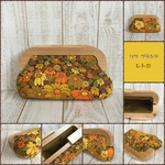 m✴︎g…様専用ページ-ORDER-2way クラッチバッグ 木製 花柄ビンテージ生地