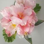 桜コサージュ 桜色