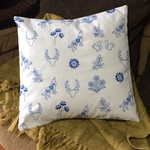 刺繍クッションカバー