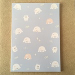 A5ノート「るーしーとくま（いろんなかお）」