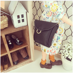 ドール用合皮リングバッグ👜 【ブラック】