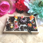ミニチュア♡チョコスイーツセット♡フルーツ いちご 可愛い