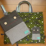 レッスンバッグ＆上履き入れ＊ロボットくんといっしょ①