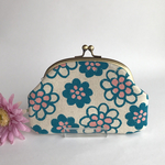 レトロフラワー ✳︎がま口ポーチ✳︎