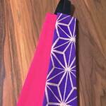 ちどりこ紐〜麻の葉柄×ビビッドピンク〜