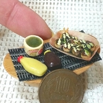 【 SALE 】『たこ焼きセット, ミニ』ミニチュア, ミニチュアフード