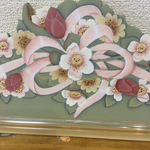 お花のタオルハンガー
