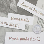 タイプライター文字はんこ　HANDMADE　HandMade　