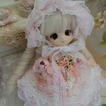 *～ピンク*ローズ～* ミニスウィーツドール*オビツ11*ドレスset