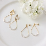 drop　mini　pearl　ピアス／イヤリング