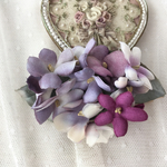 sale**スミレ色のお花クリップ
