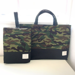【ご予約品】再販★入園・入学★レッスンバッグ&シューズ袋セット＊迷彩