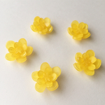 再販*透き通る蝋梅のピアス（受注制作）