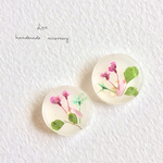 お花の標本ピアス/イヤリング