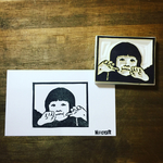 似顔絵スタンプ 消しゴムはんこ
