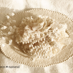 レースたっぷりnaturalバレッタ＊