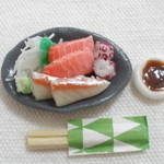 【再販】お刺身 中トロブリたこ☆樹脂粘土　ミニチュアフード