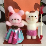 うさぎとくまのハワイアン