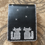 タバコケース☆星夜に猫シルバー