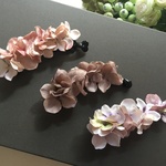 紫陽花いっぱいのバナナクリップ