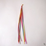 クラッチバッグ用　リボンタッセル　Rainbow