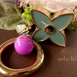 saly☆かわいいー！お花のキーホルダー