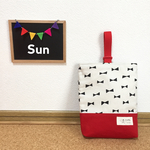 リボン柄 上履き入れ 入園入学