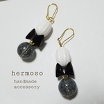 大ぶり○ヴィンテージ風ビーズのピアス♡stcat風