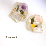 スターフラワーレジンピアス&イヤリング