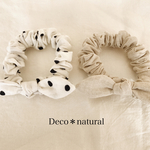 リネンのりぼんnaturalシュシュ＊
