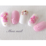 再販♡桜こぼれる♡春ネイル