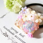 【ＳＡＬＥ】flower princess pinkⅡ ヘアゴム レジン