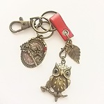 フクロウキーホルダー. バックチャーム:*:・☆ 