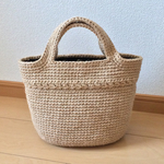 麻ひもバッグ