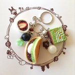 和菓子キーホルダー<抹茶>