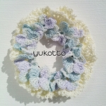 オトナ可愛いシュシュ【紫陽花】