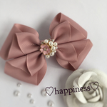 再販2✴︎ happy F.L.バレッタ♡モーヴピンク