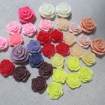 ＜カボション＞バラ・薔薇・アソート！暖色系