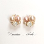 ＊マカロン＊春色 ピアス/イヤリング