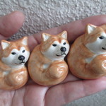 秋田犬の箸置き（3個セット）