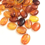 琥珀ビーズ　 oval　20g