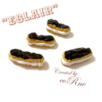 再販＊”ECLAIR” リアルなミニチュア エクレア＊お好きな加工を選べます♪