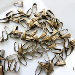 バチカンパーツ80個セット　7x3.5mm 　アンティーク調　アクセサリー副資材 PT515