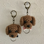  わんちゃんリールキーホルダーミニ