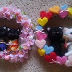 ＊lovebell 6 様　オーダー商品 2匹のねこちゃん雛人形リース他　全2点＊